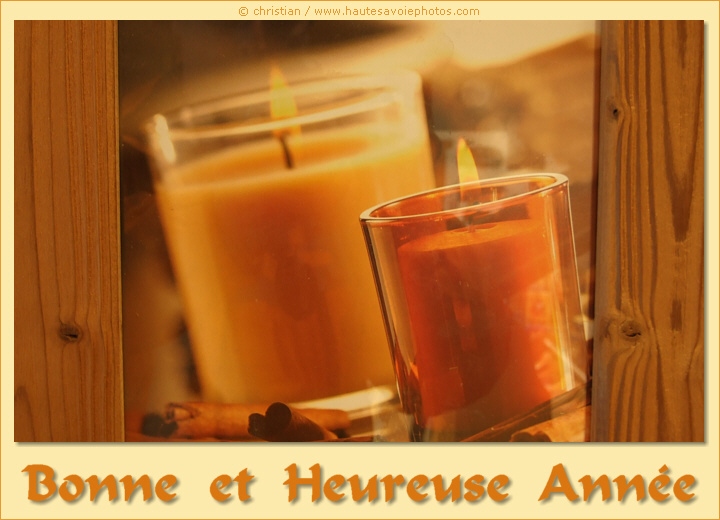 Carte de Bonne et Heureuse Année