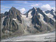 Aiguille et glacier d'Argentire - Haute Savoie