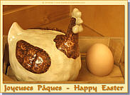 Carte de voeux Joyeuses P�ques