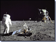 le LEM sur la lune en 1969