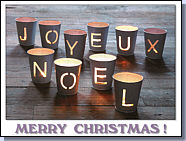 E-card du P�re No�l en paille