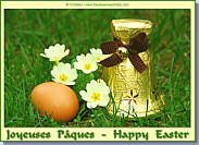 Carte de voeux Joyeuses P�ques