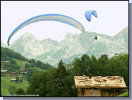 Parapentes au Grand Bornand