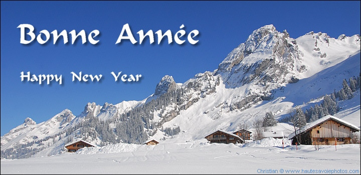 Carte de Bonne Année - Happy New Year