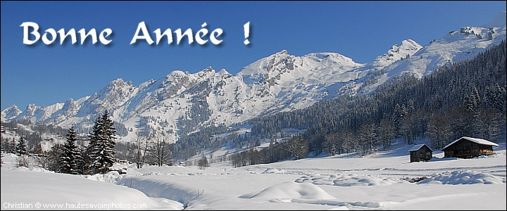 Bonne Année dans les Aravis