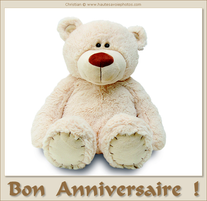 Bon Anniversaire avec des feuilles