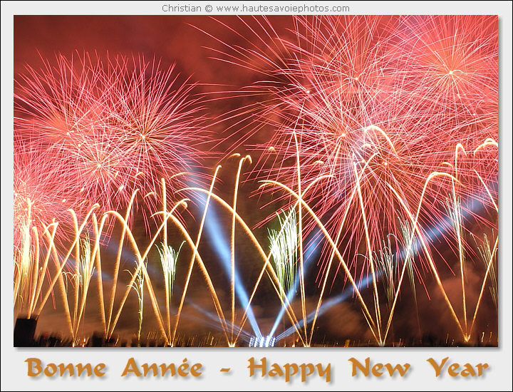 bonne année - happy new year