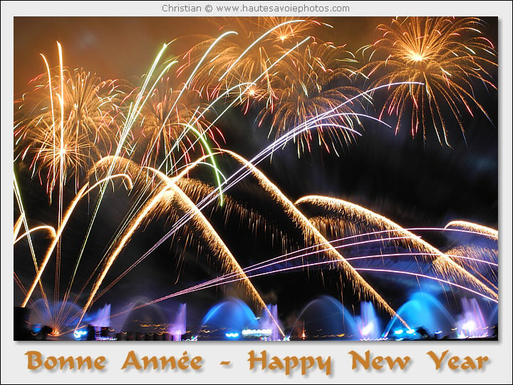 bonne année - happy new year