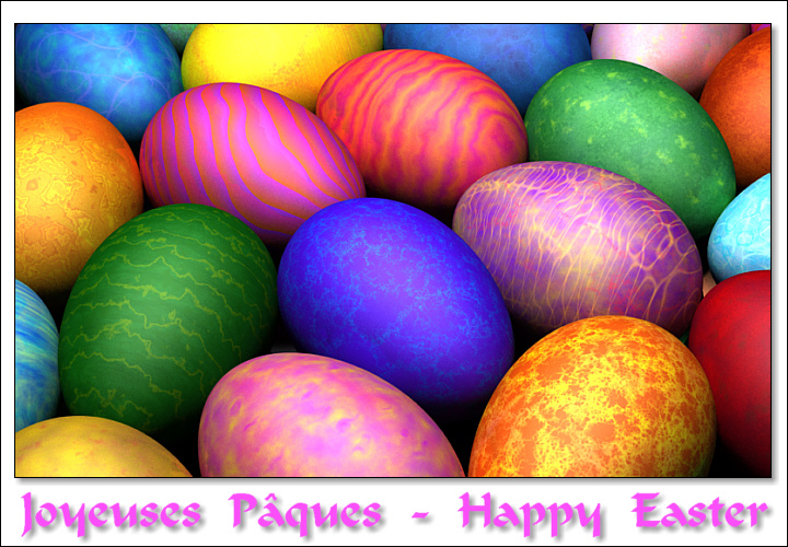 Joyeuses Pâques - Happy Easter
