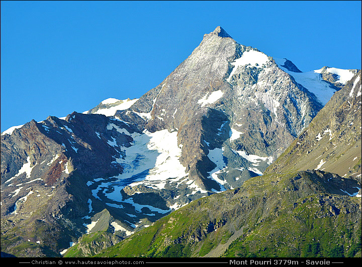 Mont Pourri vu de La Rosière