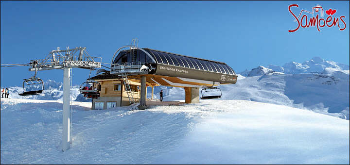 télésiège de la station de Samoëns