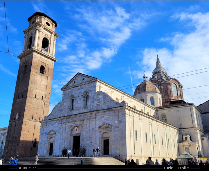 cathédrale Saint Jean Baptiste à Turin en Italie