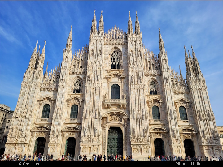 Cathédrale de Milan Italie - Duome Milano Italia