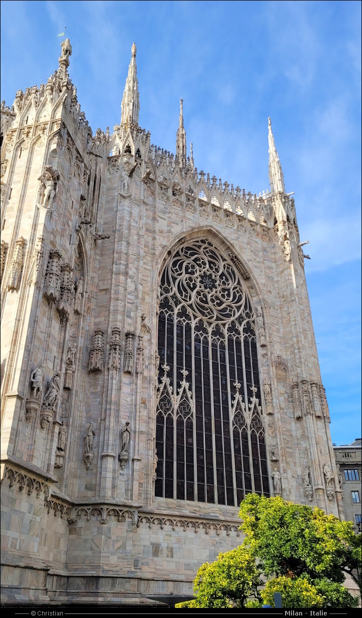rosace de la Cathédrale de Milan Italie - Duome Milano Italia