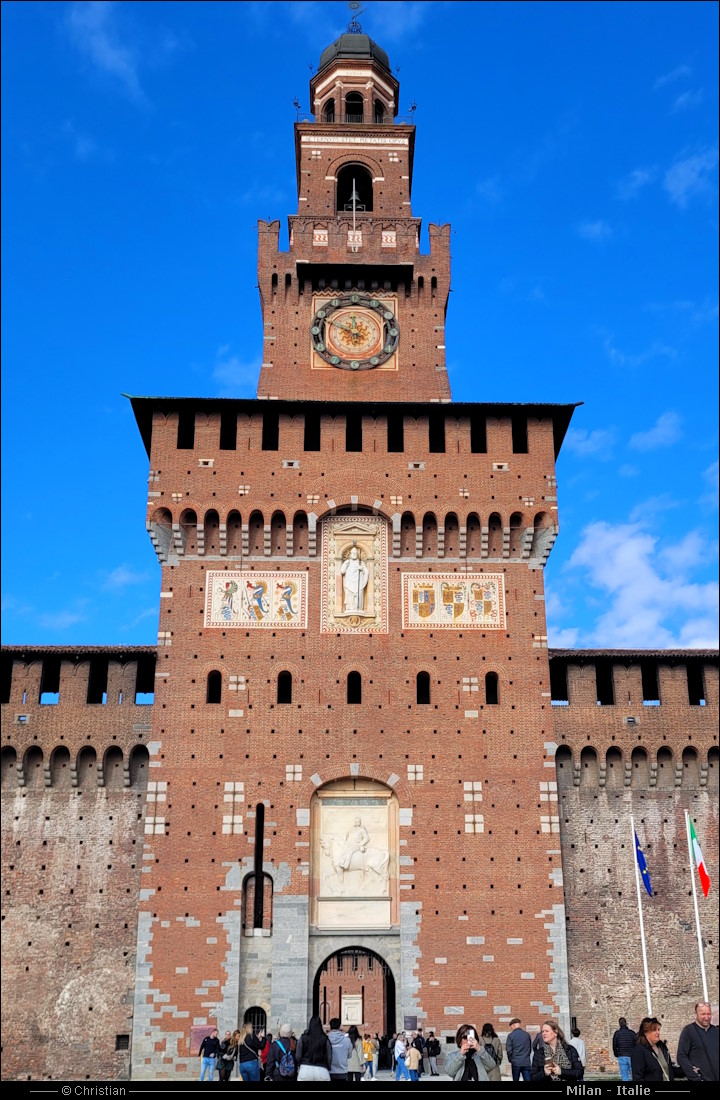 Castello Sforzesco - Milan Italie - Milano Italia