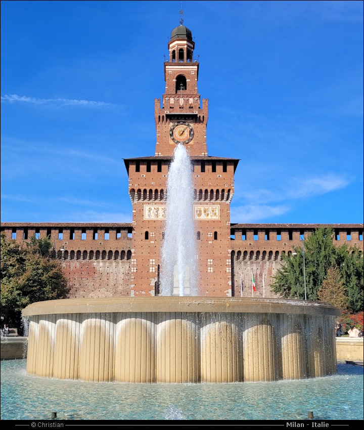 Castello Sforzesco - Milan Italie - Milano Italia