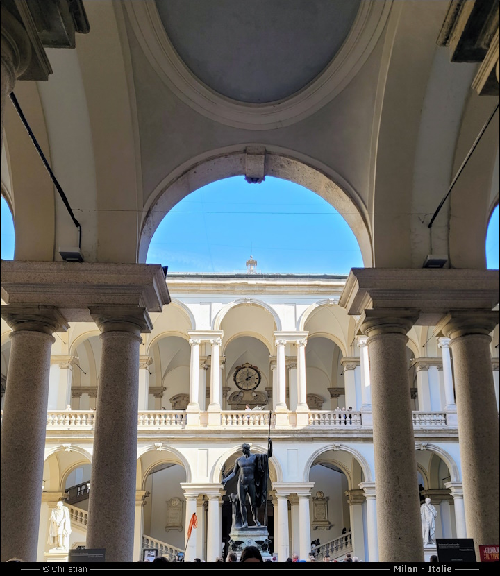 Milan Italie - Pinacoteca di Brera di Milano Italia