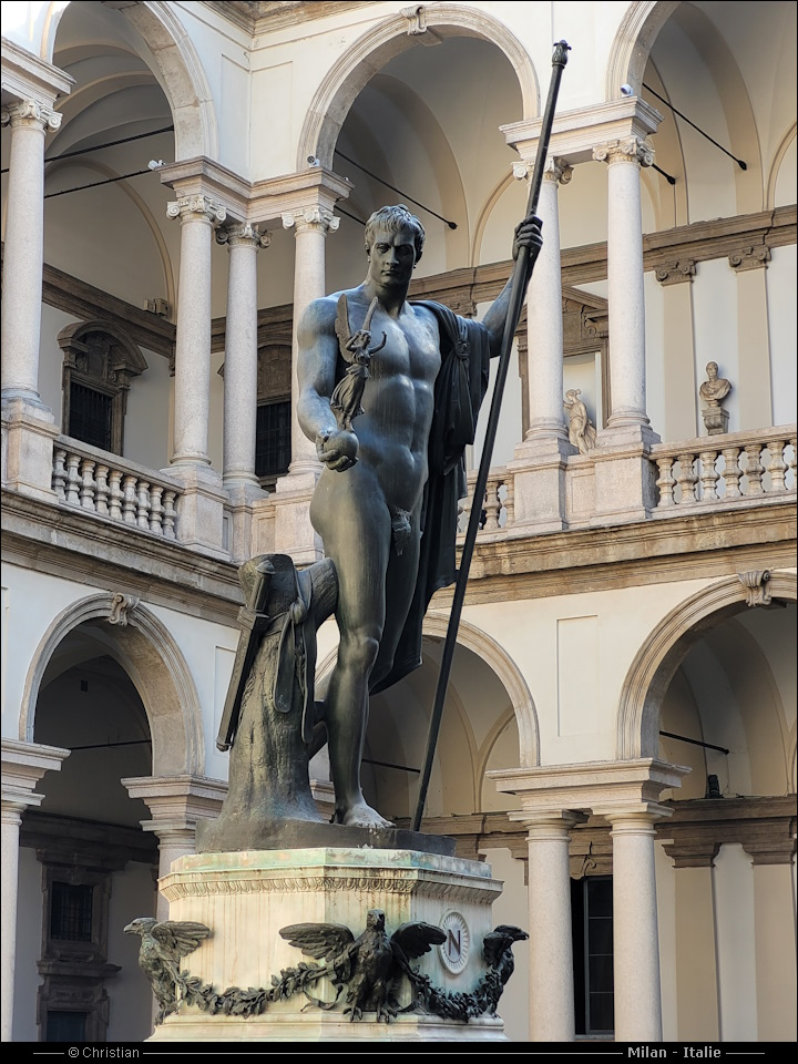 Milan Italie - Pinacoteca di Brera di Milano Italia