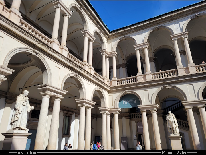 Pinacothèque de Brera de Milan Italie - Pinacoteca di Brera di Milano Italia