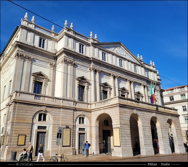 Milan Italie -  Teatro alla Scala di Milano Italia