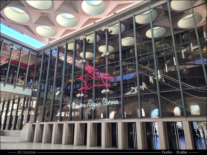 théatre de Turin en Italie - Teatro Regio Torino Italia