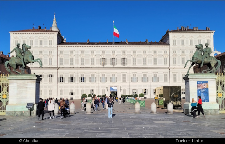 Palais Royal de Turin en Italie - Palazzo Reale di Torino in Italia